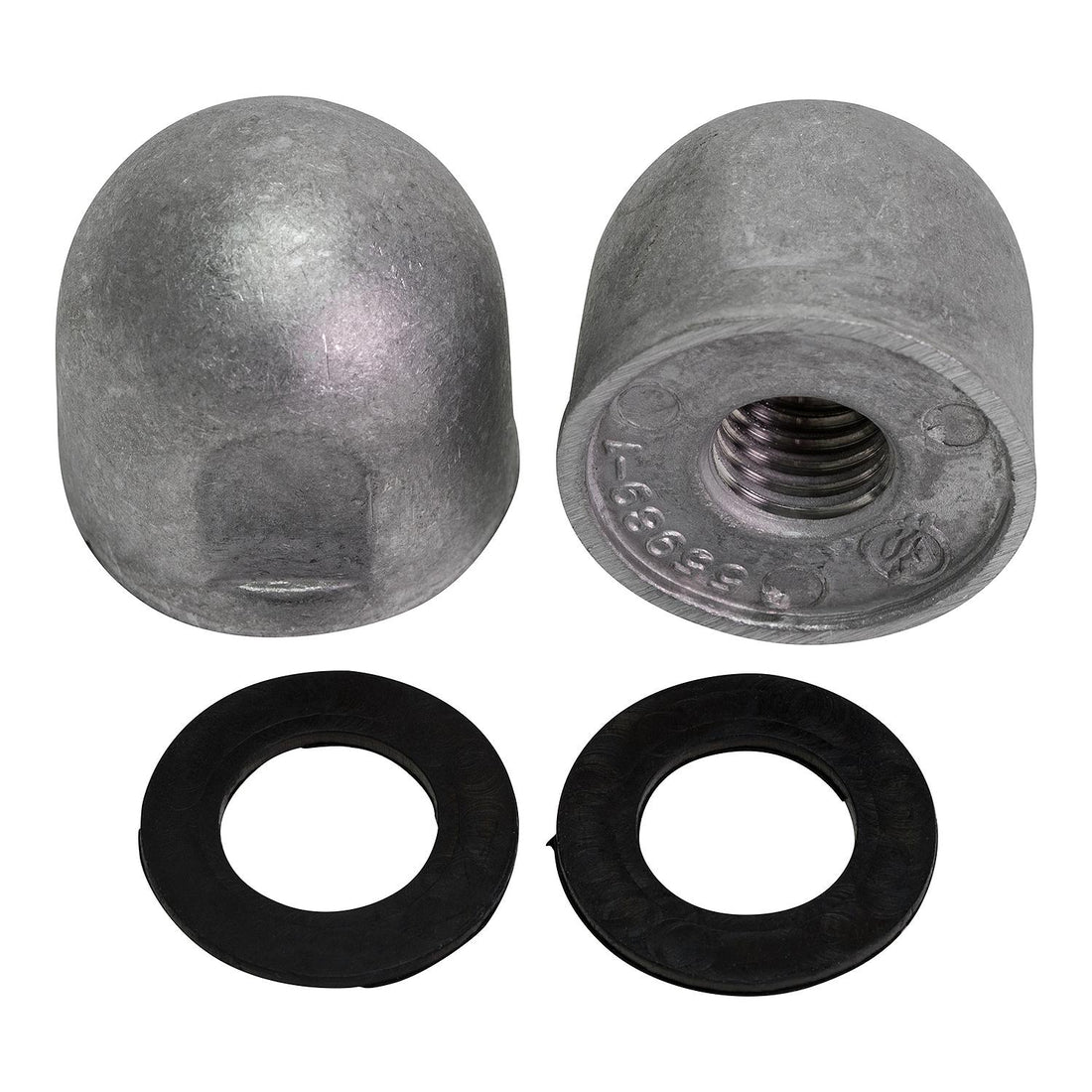 Quicksilver 55989Q9 Aluminum Anodes for MerCruiser Transom Plate Nuts ...
