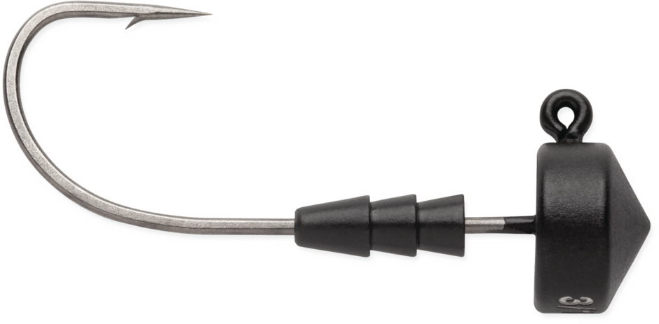 VMC RedLine Series  Tungsten Ned Head Jig 1/0 Matte Black