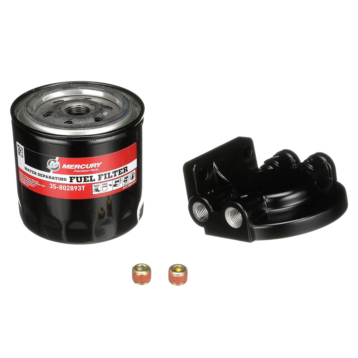 Mercury 802893A4 Remote-Mounting Water Separating Fuel Filter Kit for Select Outboards and MerCruiser engines