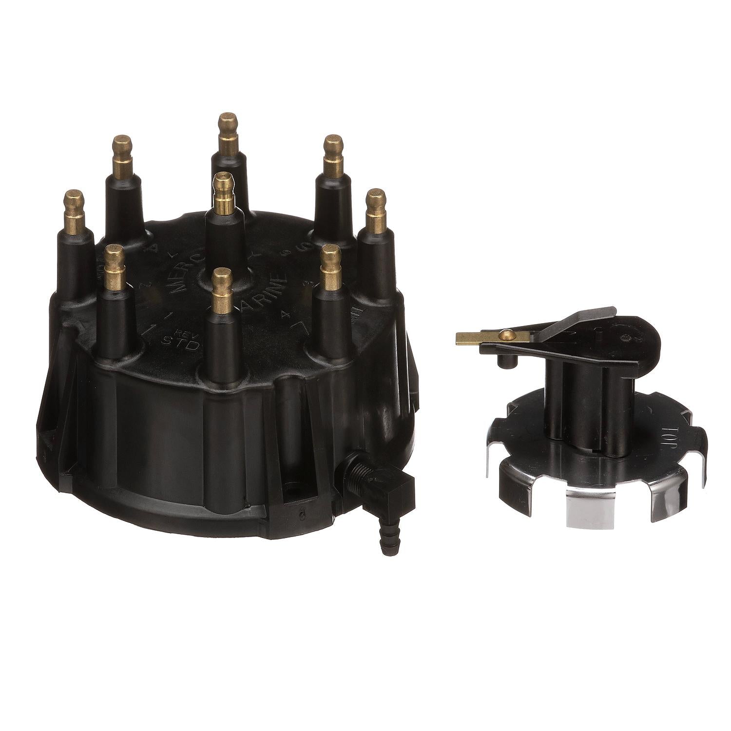 Mercury 805759T3 Cap and Rotor Kit for Marinized GM V8 Engines with Thunderbolt IV and V HEI Ignition Systems