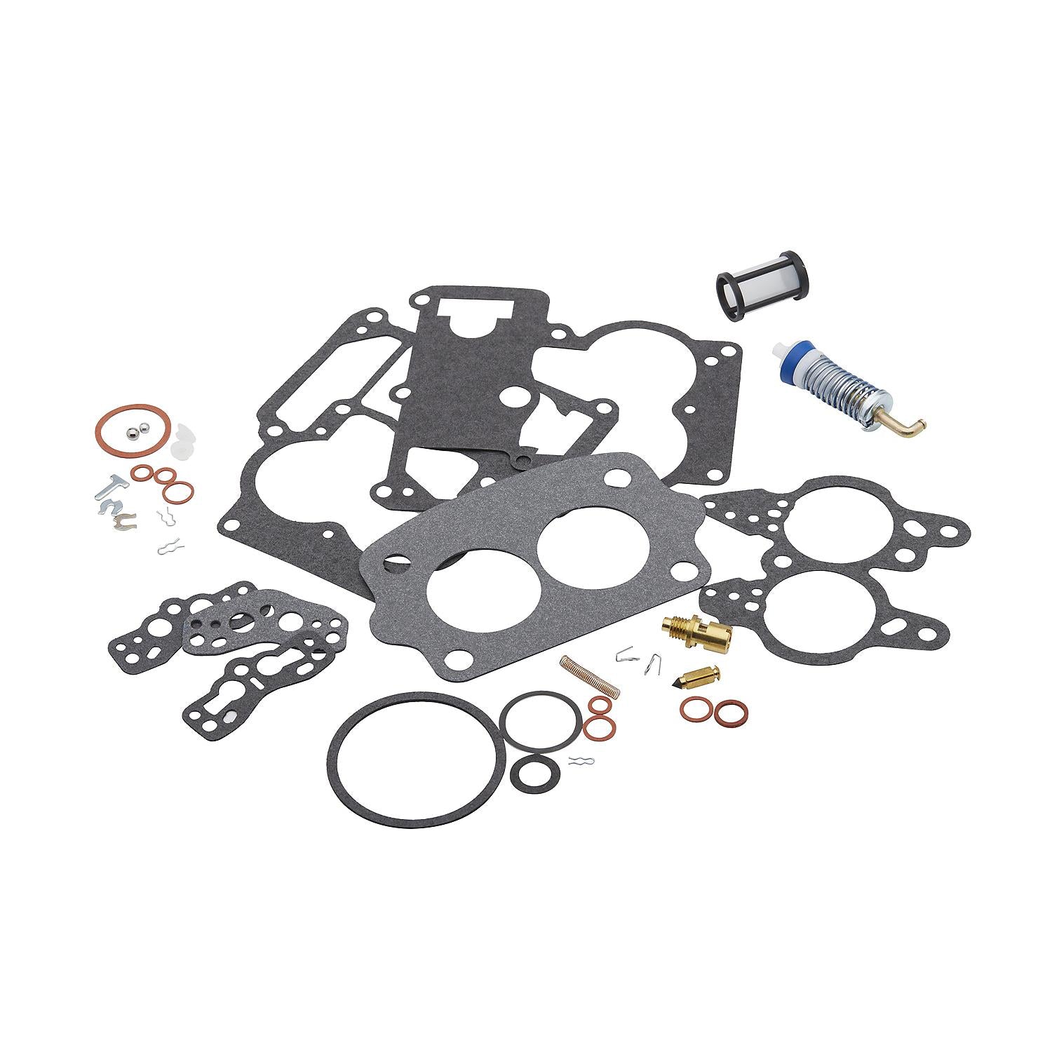 Quicksilver 823427A1 Rochester 2 Barrel Carburetor Repair Kit for 1964-1983 MerCruiser 4-Cylinder and 6-Cylinder Engines Made by GM