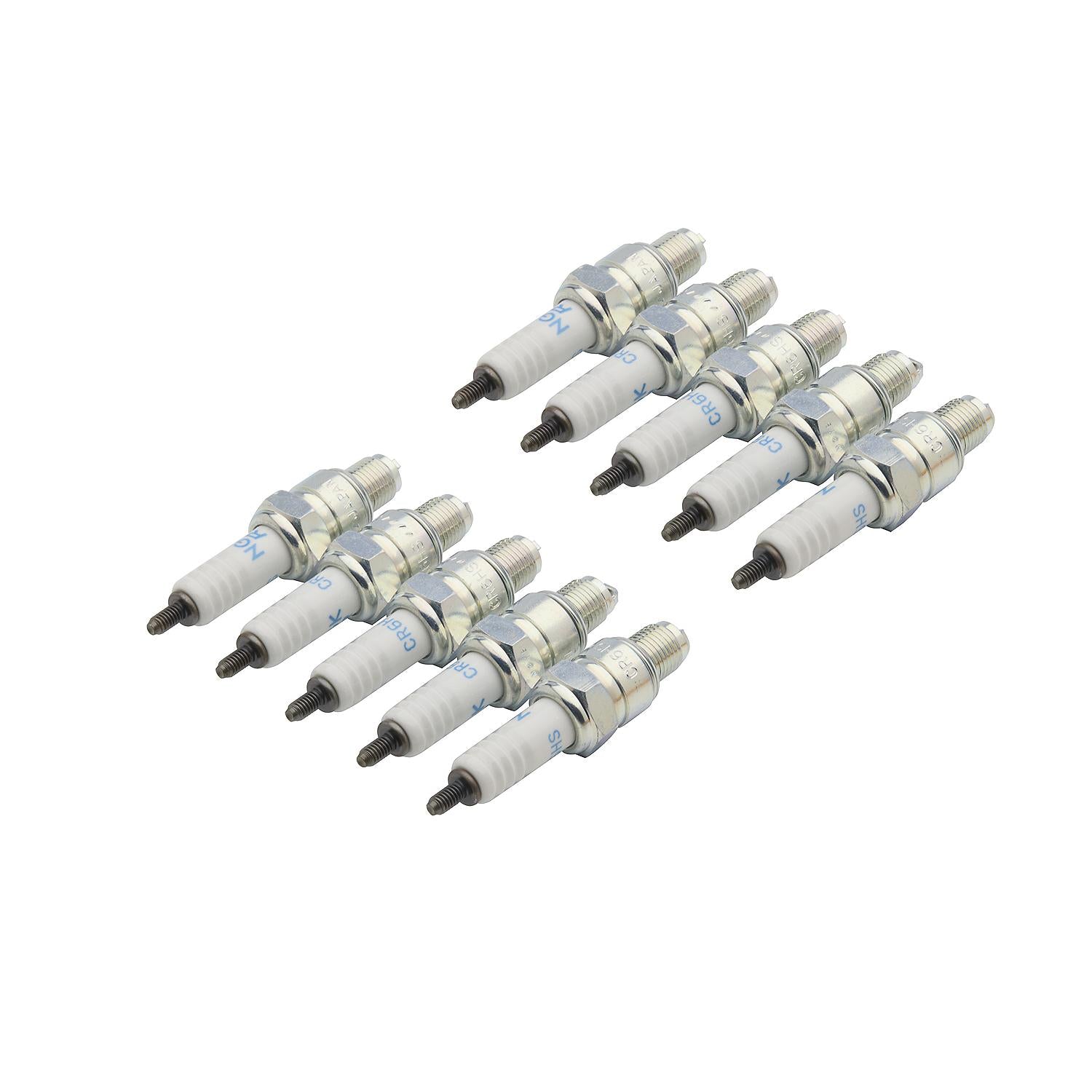 Quicksilver 827859 Spark Plugs NGK CR6HS, Qty 10