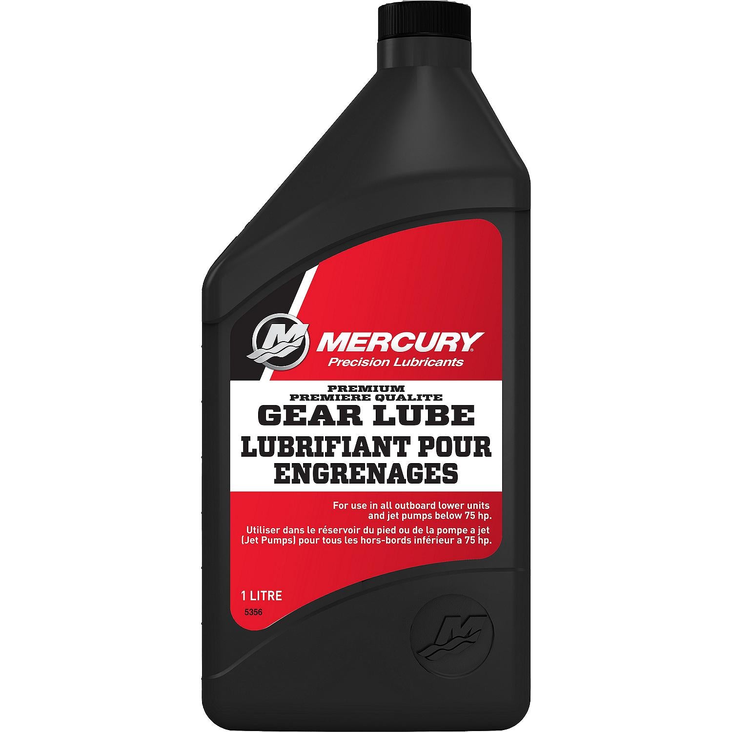 Mercury 80W-90 Premium Gear Lube for Outboards and Sterndrives, 1 Quart