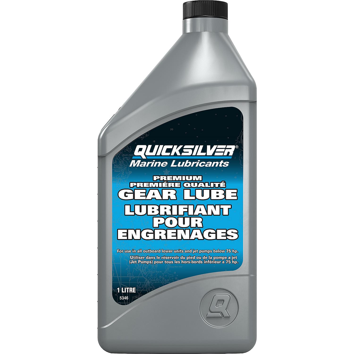 Quicksilver 80W-90 Premium Gear Lube for Outboards and Sterndrives, 8 oz