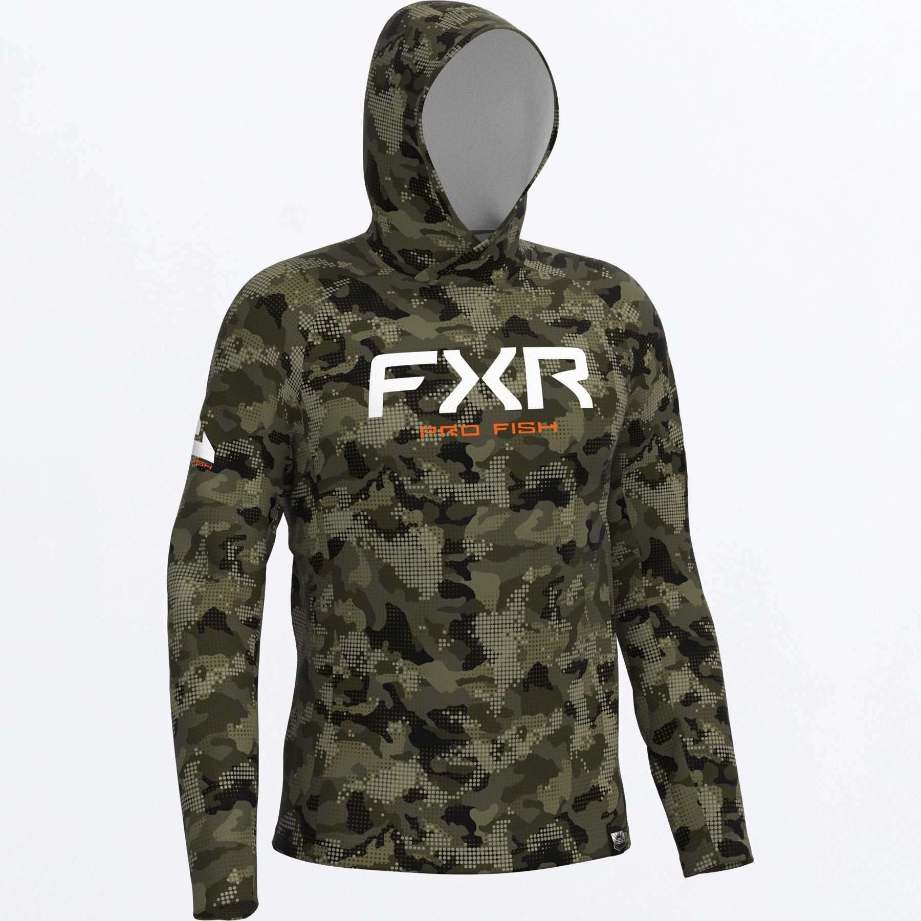 FXR Men's Derby Drift Camo Air UPF Pullover Hoodie - Tackle Depot