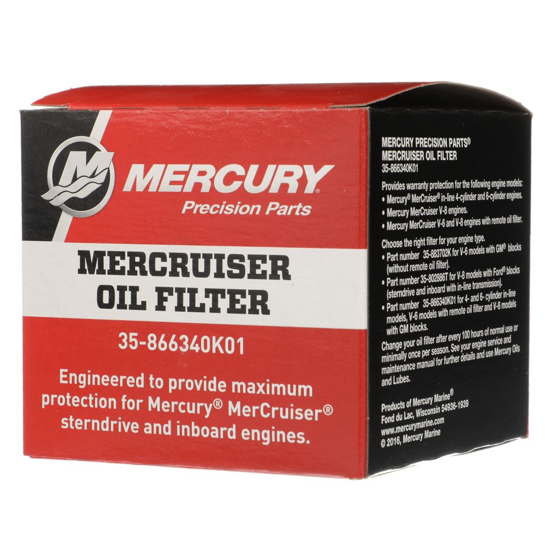 Mercury Oil Filter for Various MerCruiser Engines