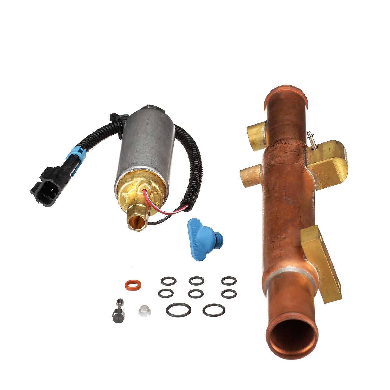 Quicksilver 8M0125846 Fuel Pump Cooler Kit for Select MerCruiser 305, 350, 377, 454, 502 Sterndrive and Inboard Engines