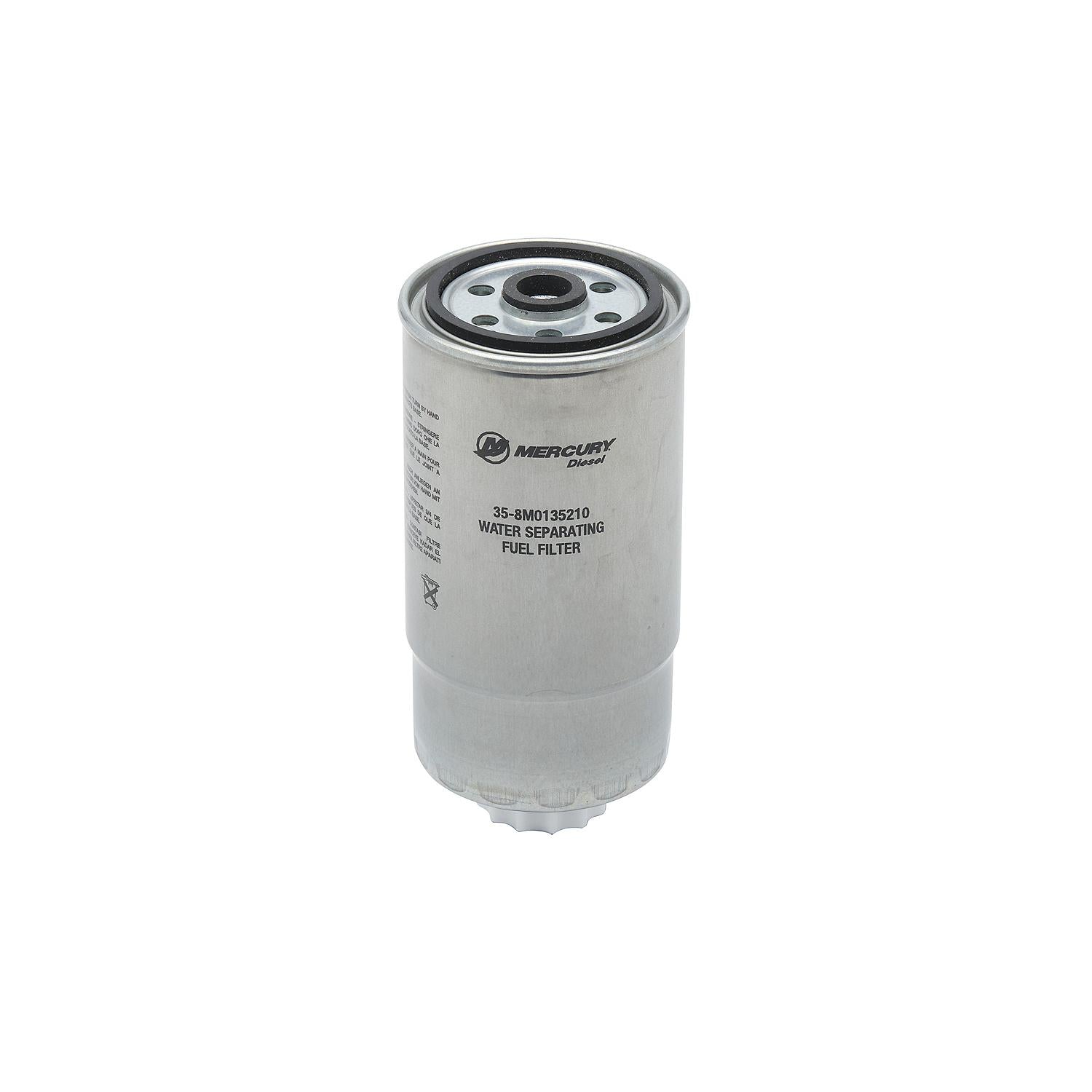 Mercury 8M0135210 Water Separating Fuel Filter for MerCruiser 3.0L V6 Diesel Sterndrive and Inboard Engines