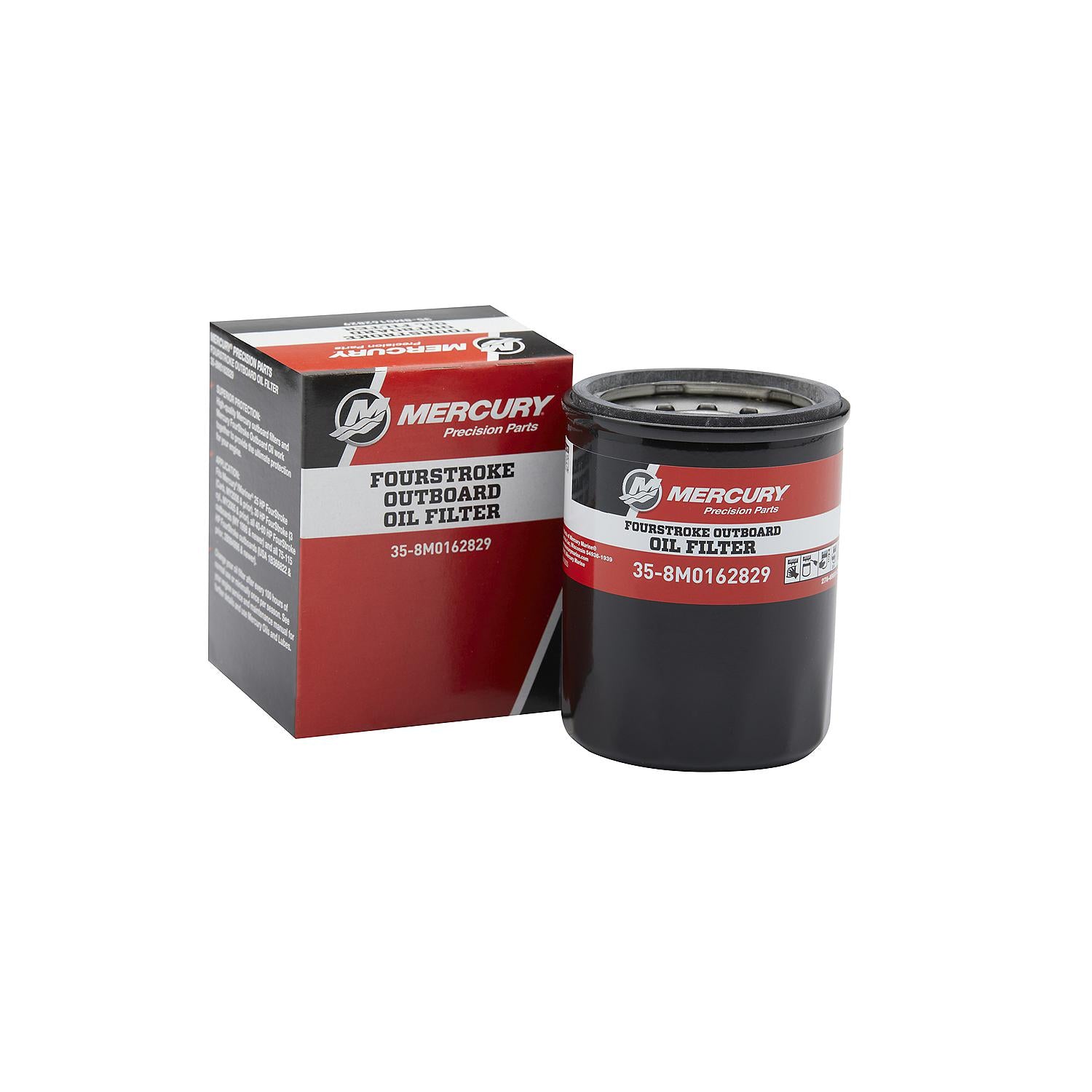 Mercury 8M0162829 Oil Filter for Select Mercury and Mariner 25-115hp FourStroke Outboards