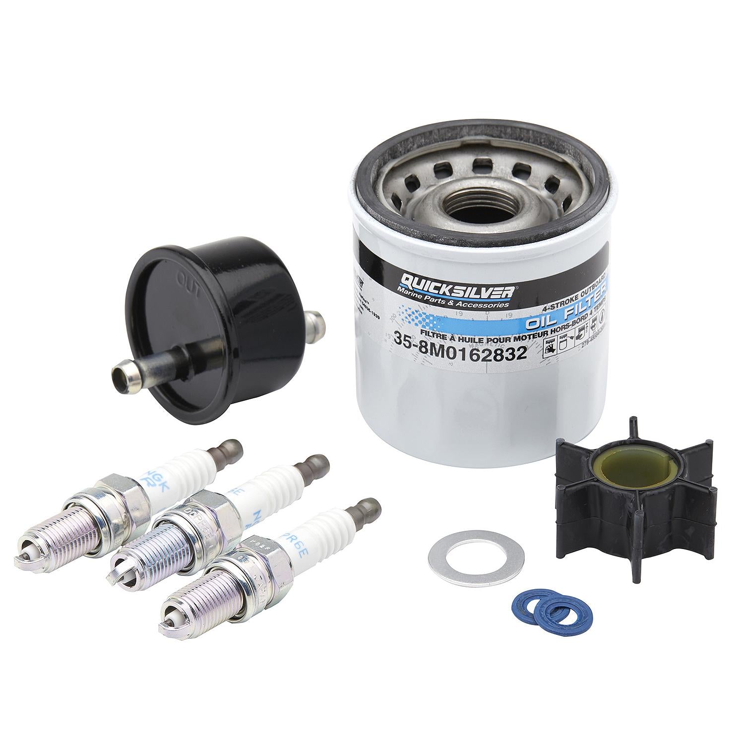 Quicksilver 8M0172124 Outboard Service Kit for Mercury 25-30hp EFI Engines