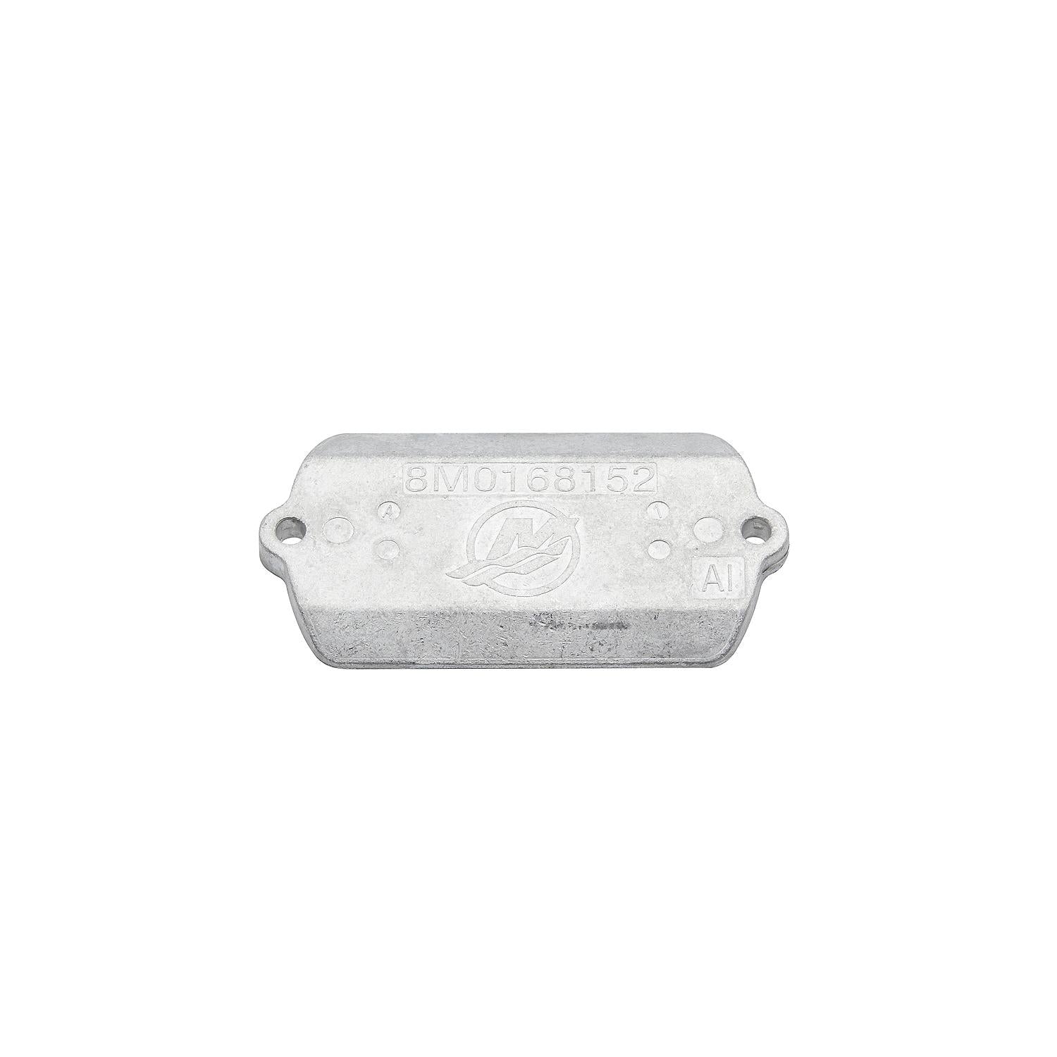 Mercury 8M0179780 Aluminum Power Trim Anode for Mercury 7.6L V12 600hp Verado and 500hp SeaPro Outboards