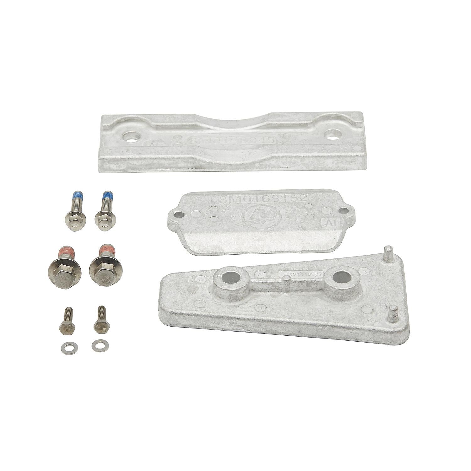 Mercury 8M0179981 Aluminium Anode Kit for Mercury 7.6L V12 600hp Verado and 500hp SeaPro Outboards