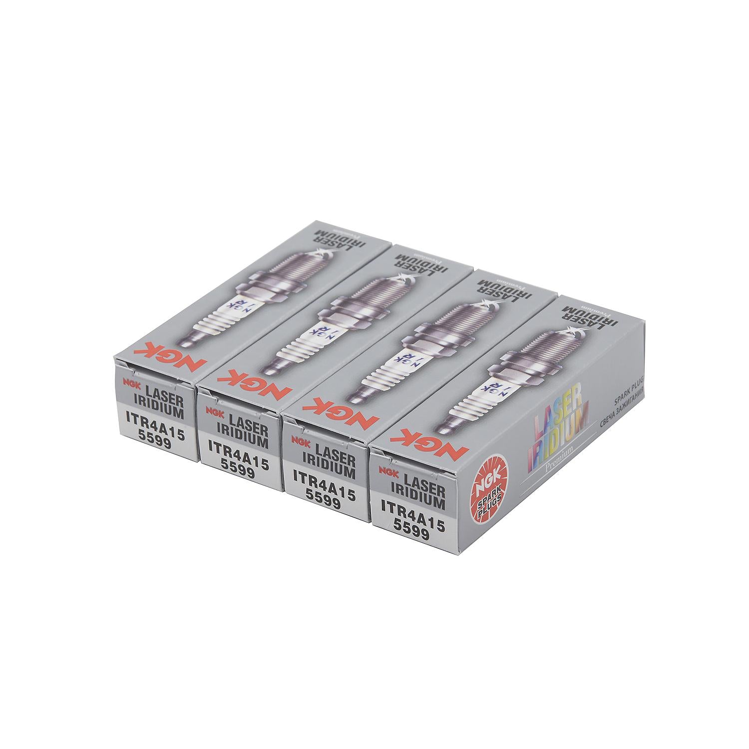 Quicksilver 8M0204739 NGK ITR4A-15 Laser Iridium Spark Plug for Select MerCruiser, 4.3L, 5.0L, 5.7L & 6.2L Engines