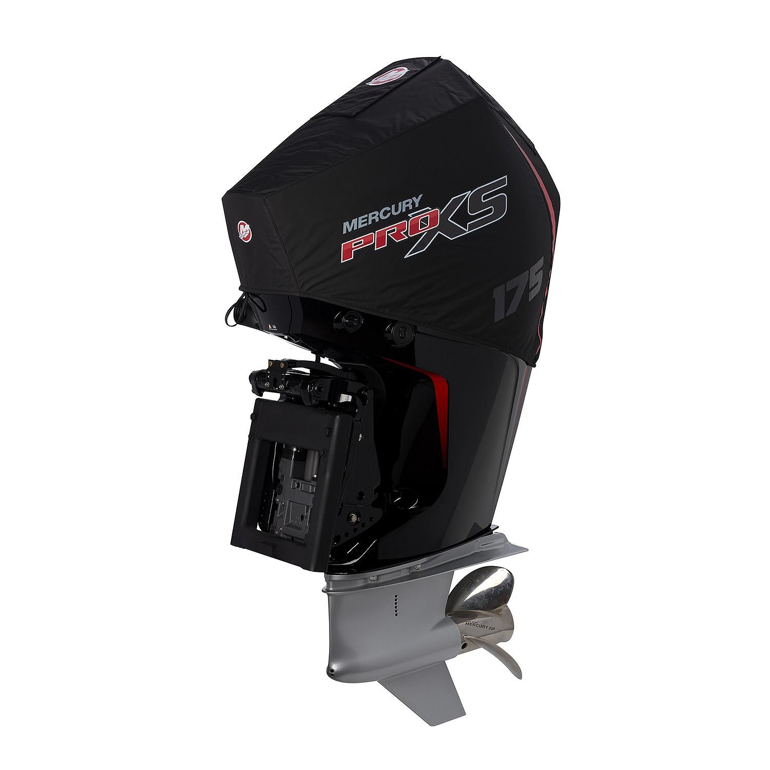 Mercury Vented Splash Cover for 3.4L V6 175hp Pro XS Outboard Engines, Black