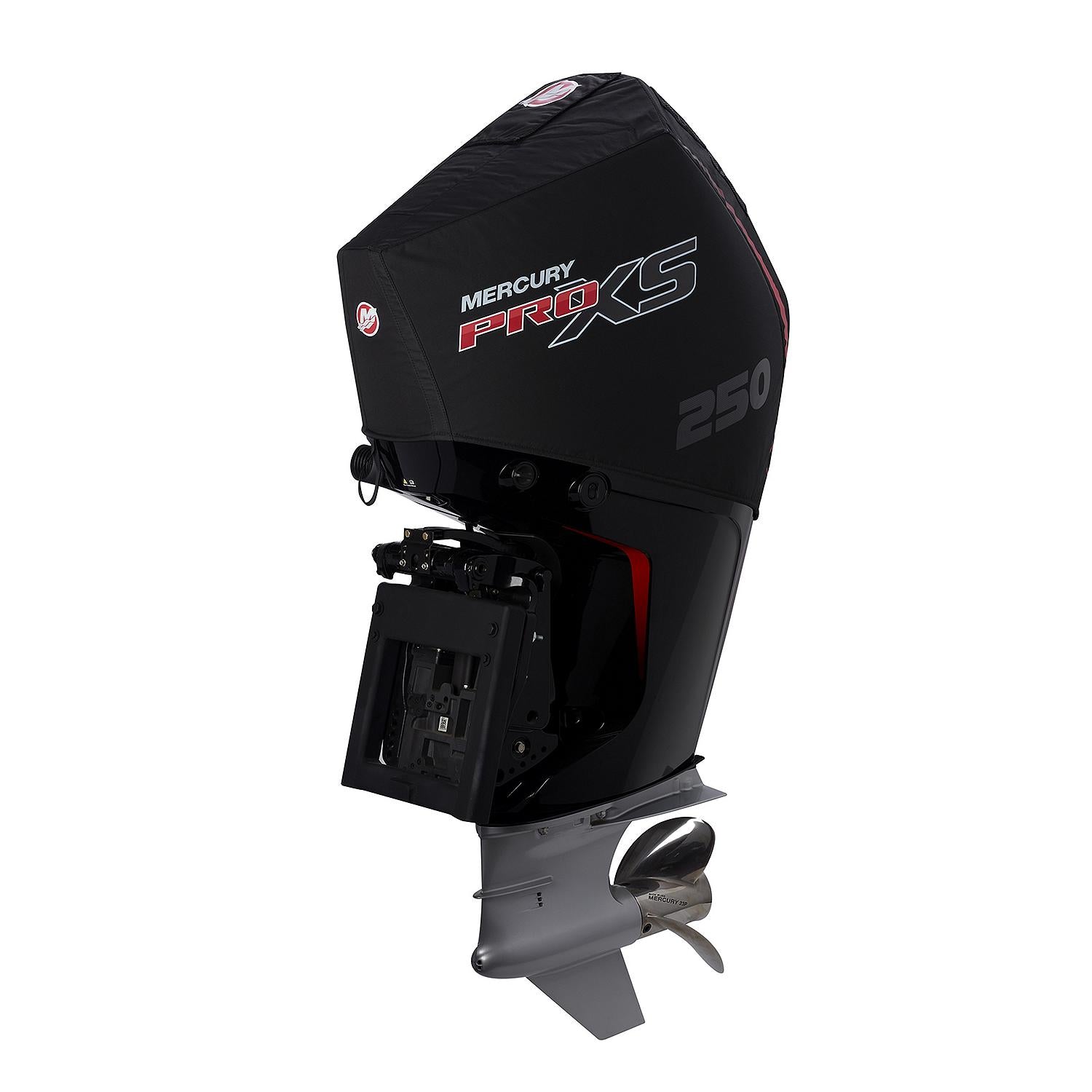 Mercury Vented Splash Cover for 4.6L V8 250hp Pro XS Outboard Engines, Black
