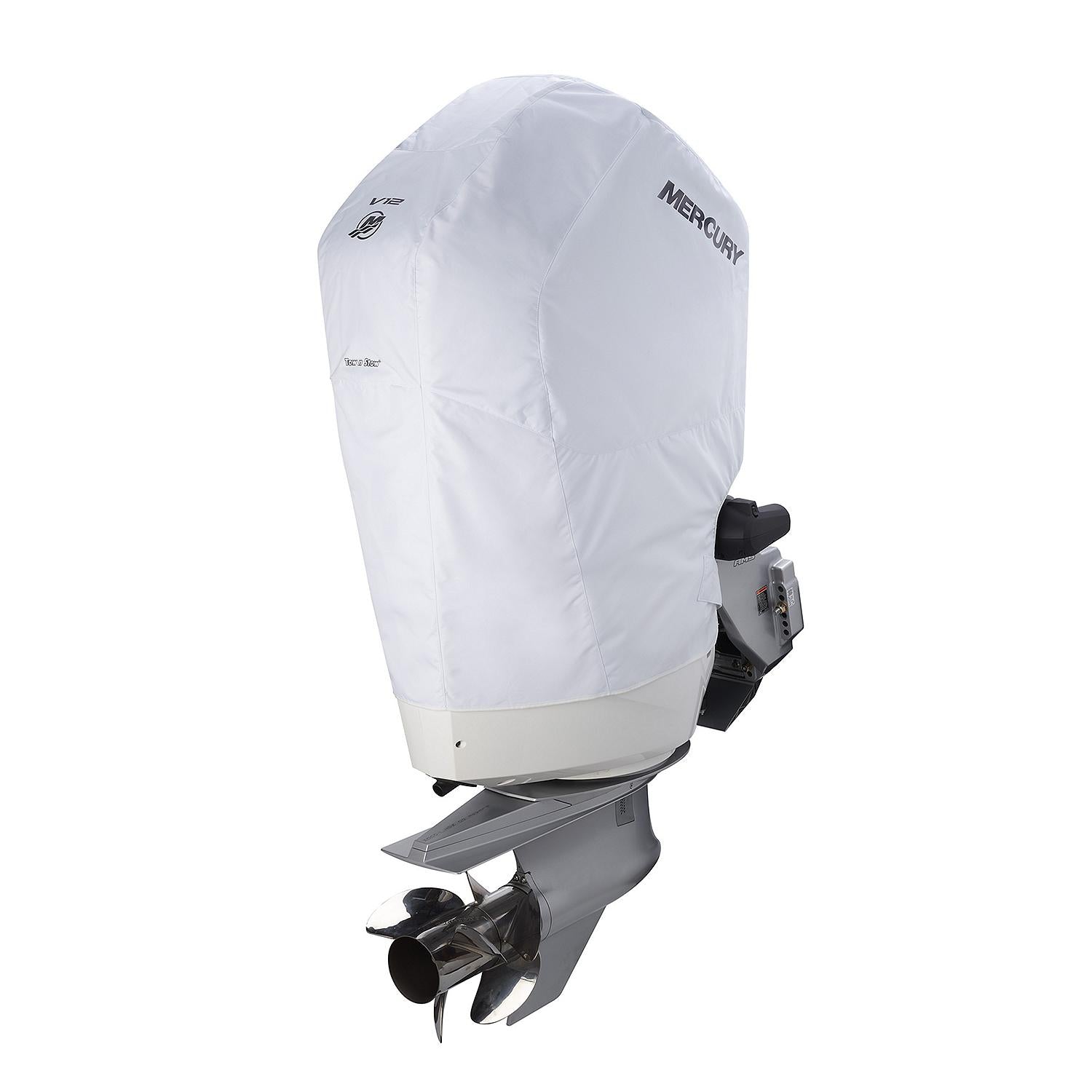 Mercury Tow N Stow Outboard Engine Cover for 600hp Verado Engines, White