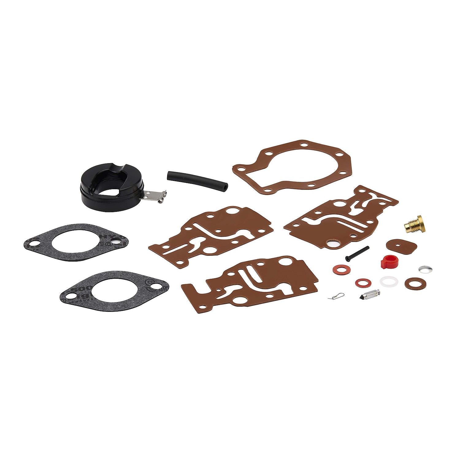 Quicksilver 8M6013876 Carb Repair Kit for Select Evinrude, Johnson, OMC 2-Stroke 9.9-15hp Outboards, 1987-2005