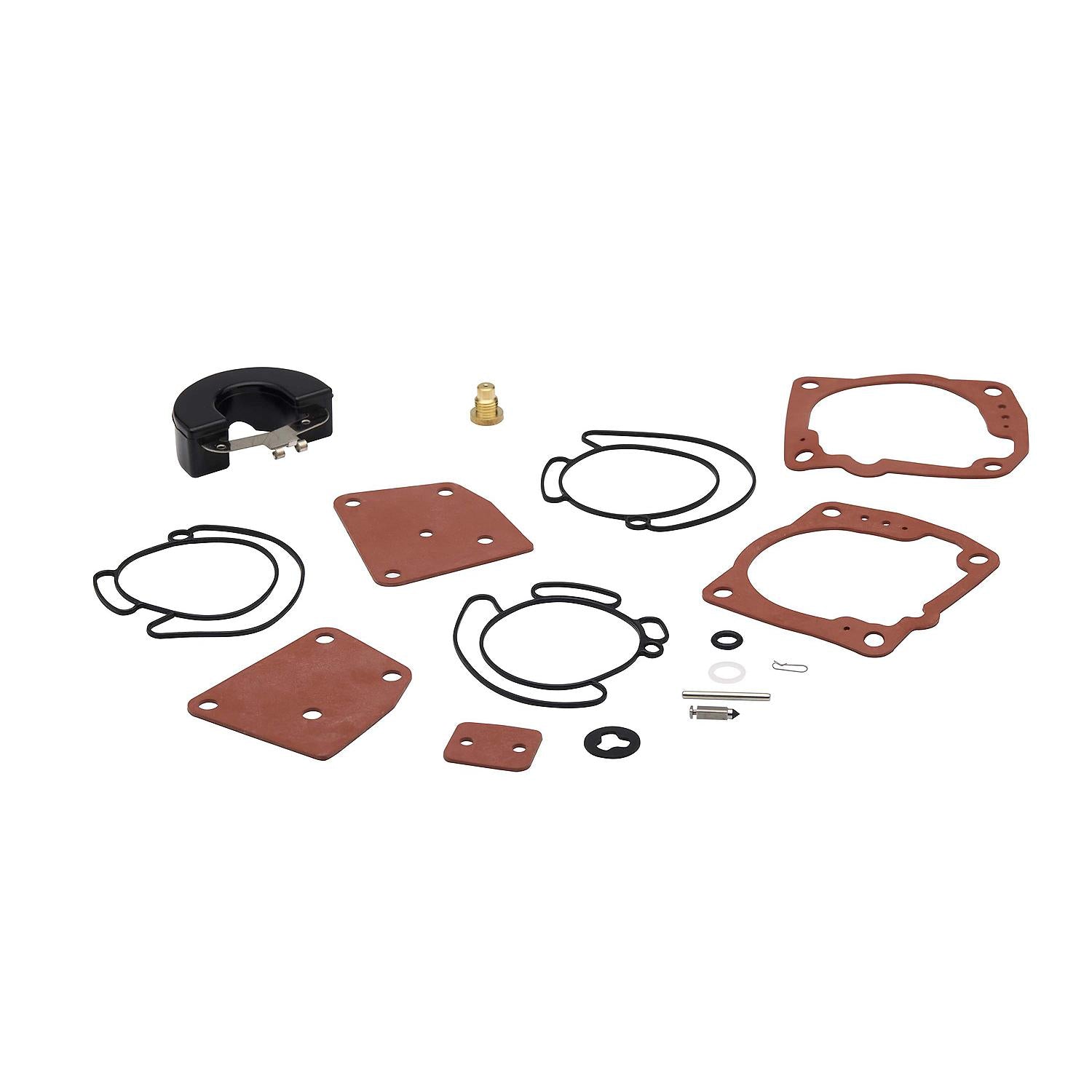 Quicksilver 8M6013878 Carb Repair Kit for Select Evinrude, Johnson, OMC V4 and V6 2-Cycle (60 Degree Powerhead) Outboards