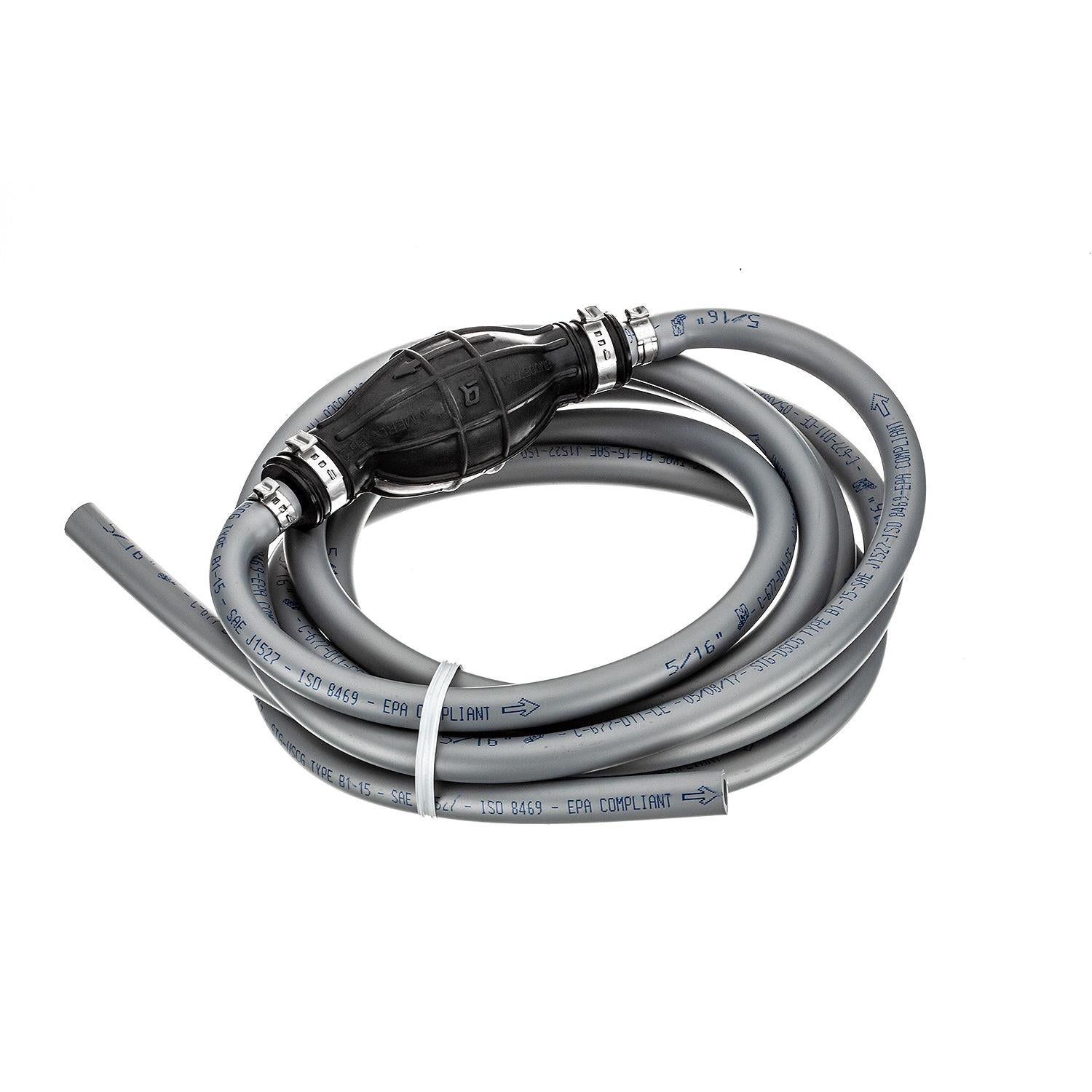 Quicksilver 8M0061887 Fuel Line Assembly, 12 Ft. Long with Primer Bulb