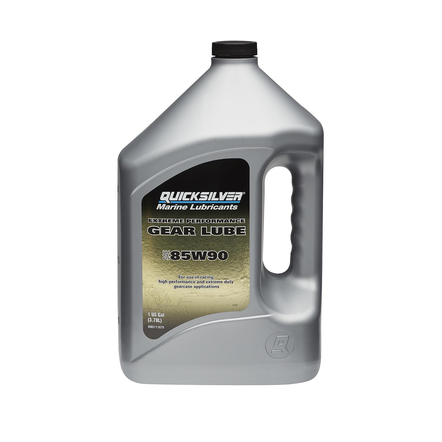 Quicksilver 85W-90 Extreme Performance Gear Lube for Outboards and Sterndrives, 1 Gallon
