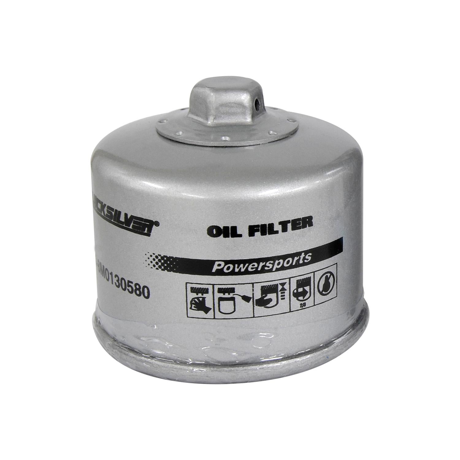 Quicksilver 8M0130580 Oil Filter for Yamaha ATVs and Motorcycles