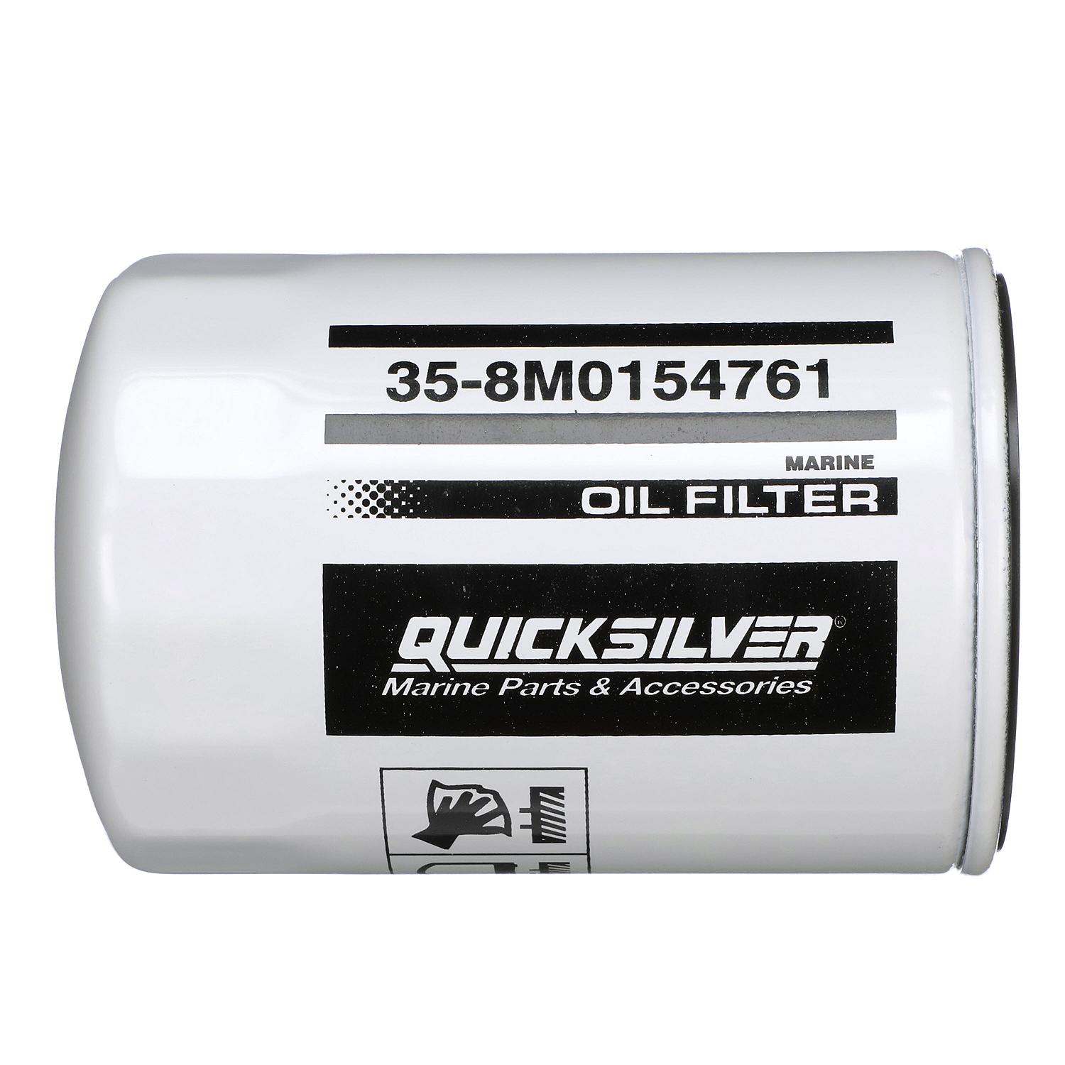 Quicksilver 8M0154761 20 Micron Oil Filter for Various Marine Engines