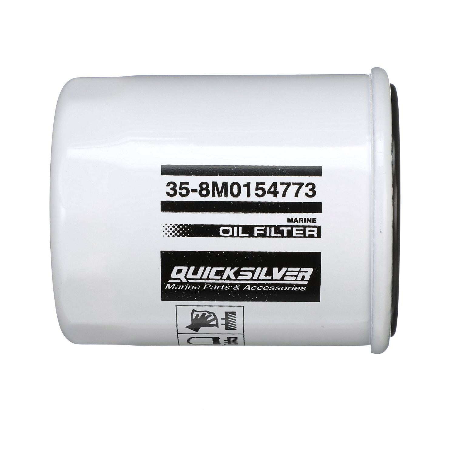 Quicksilver 8M0154773 20 Micron Oil Filter for Various Marine Engines