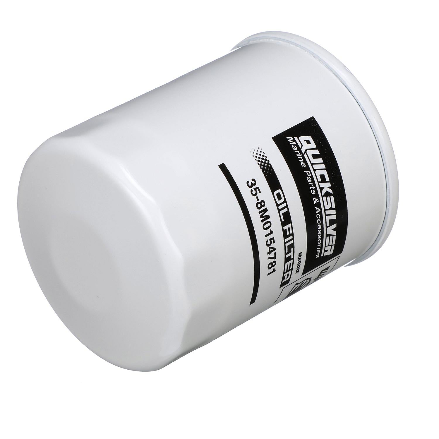Quicksilver 8M0154781 20 Micron Oil Filter for Select Johnson and Evinrude 90-115hp and Select Suzuki 70-115hp