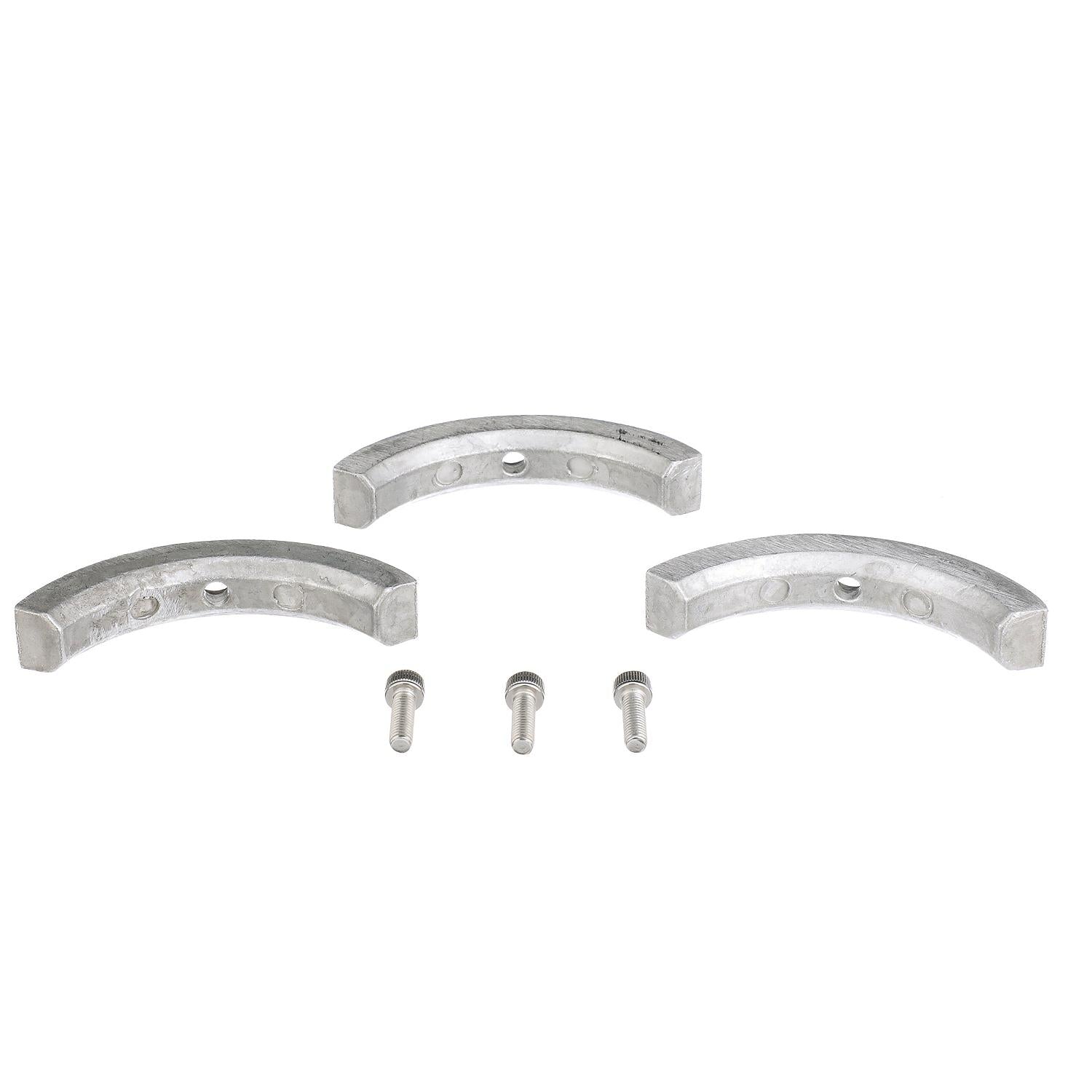 Quicksilver 8M6008002 Aluminum Anode 3-Piece Kit for Volvo Sterndrives