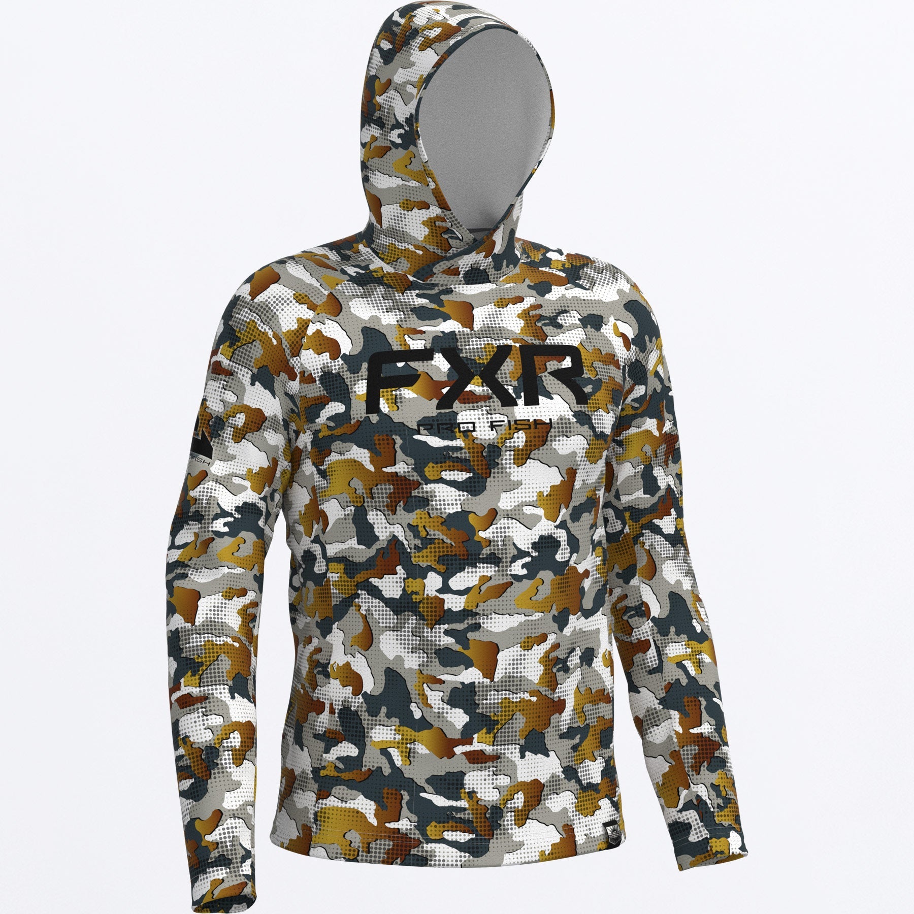 FXR Men's Derby Drift Camo Air UPF Pullover Hoodie - Tackle Depot