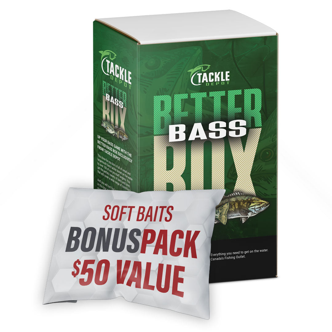 Tackle Depot Better Bass Mystery Box + Bonus Soft Bait Pack