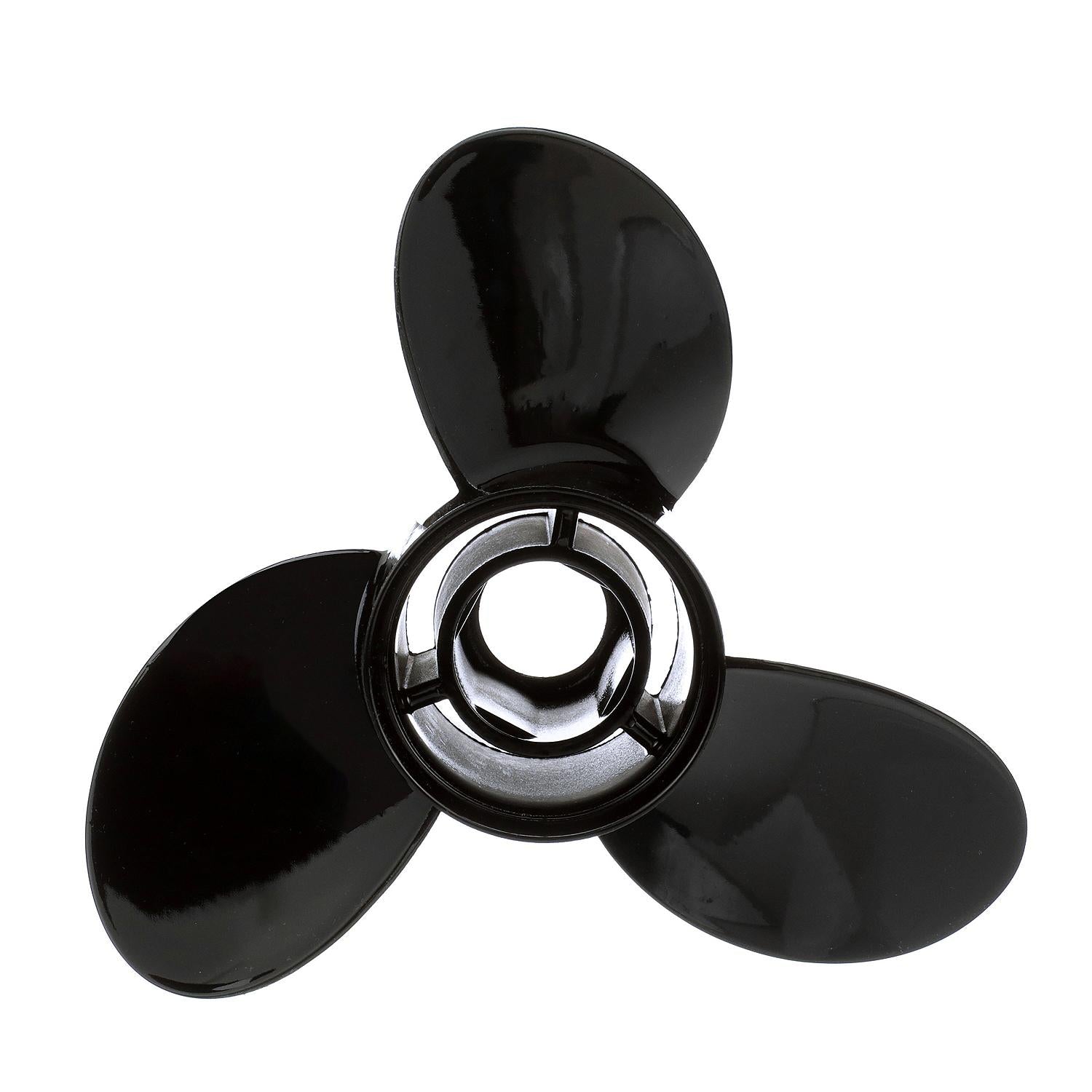 Mercury Black Max 3-Blade Aluminum Propeller, 10" Diameter x 16" Pitch, Right Hand Rotation