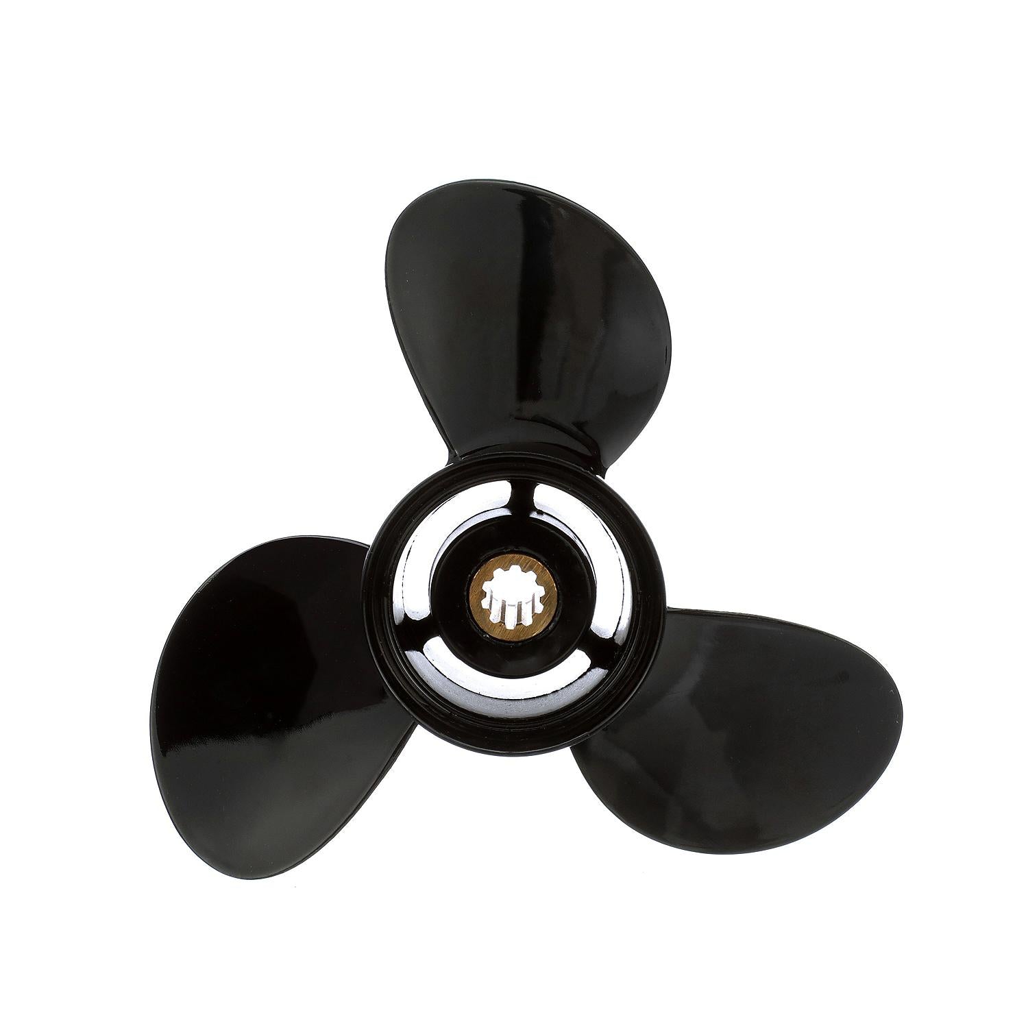 Mercury Black Max 3-Blade Aluminum Propeller, 9.25" Diameter x 12.5" Pitch, Right Hand Rotation
