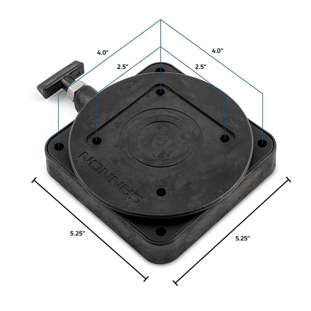 Cannon Low-Profile Swivel Base Composite