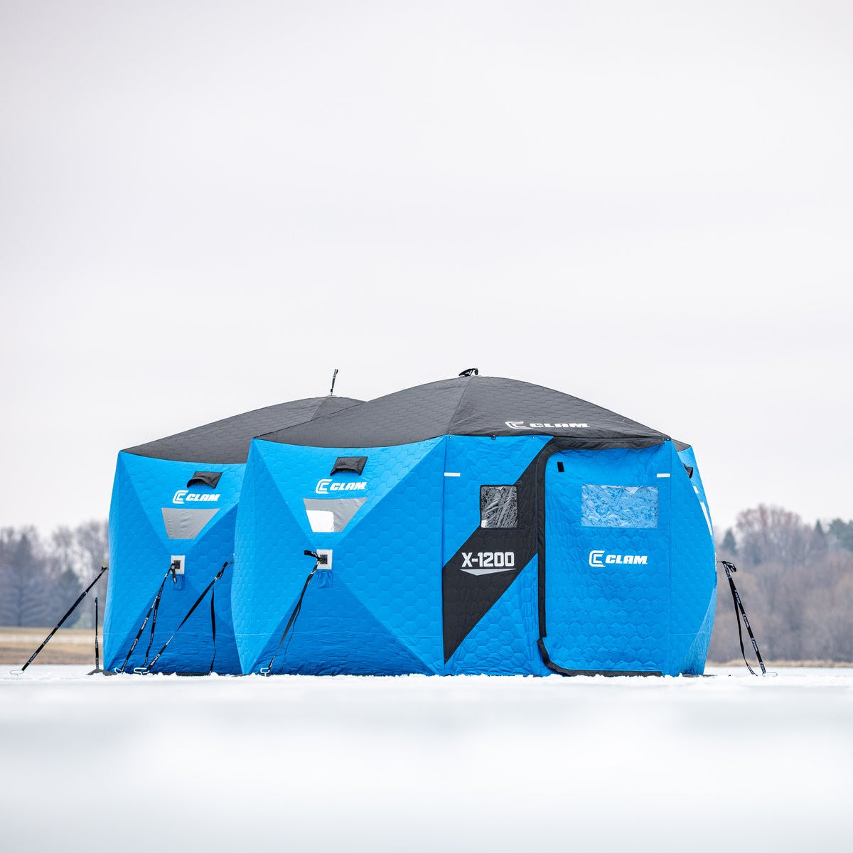 Clam X-1200 Hub Shelter 10 Angler Capacity