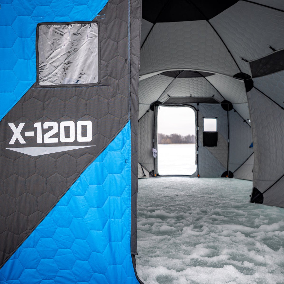 Clam X-1200 Hub Shelter 10 Angler Capacity
