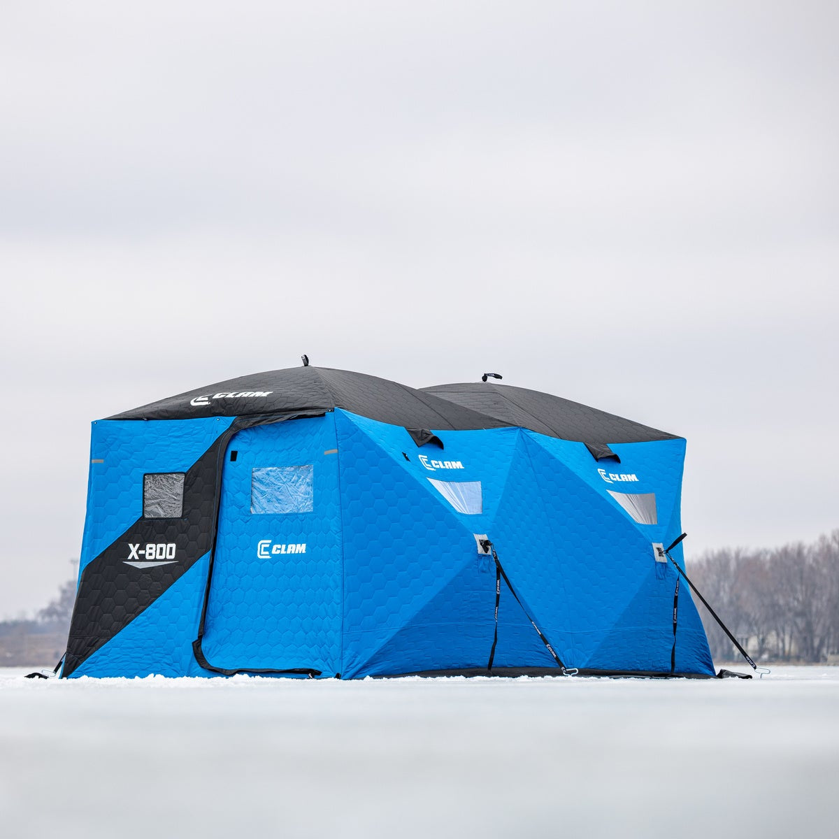Clam X-800 Hub Shelter 6 Angler Capacity