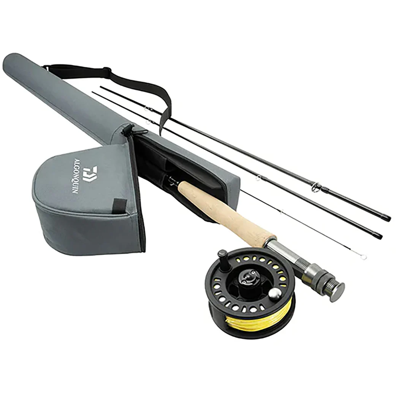 Ensemble canne à mouche et moulinet Daiwa Algonquin