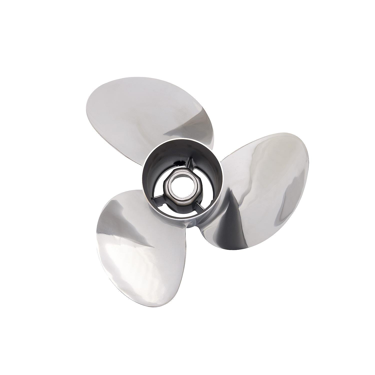 Mercury Enertia 3-Blade Stainless Steel Propeller, 14" Diameter x 19" Pitch, Right Hand Rotation