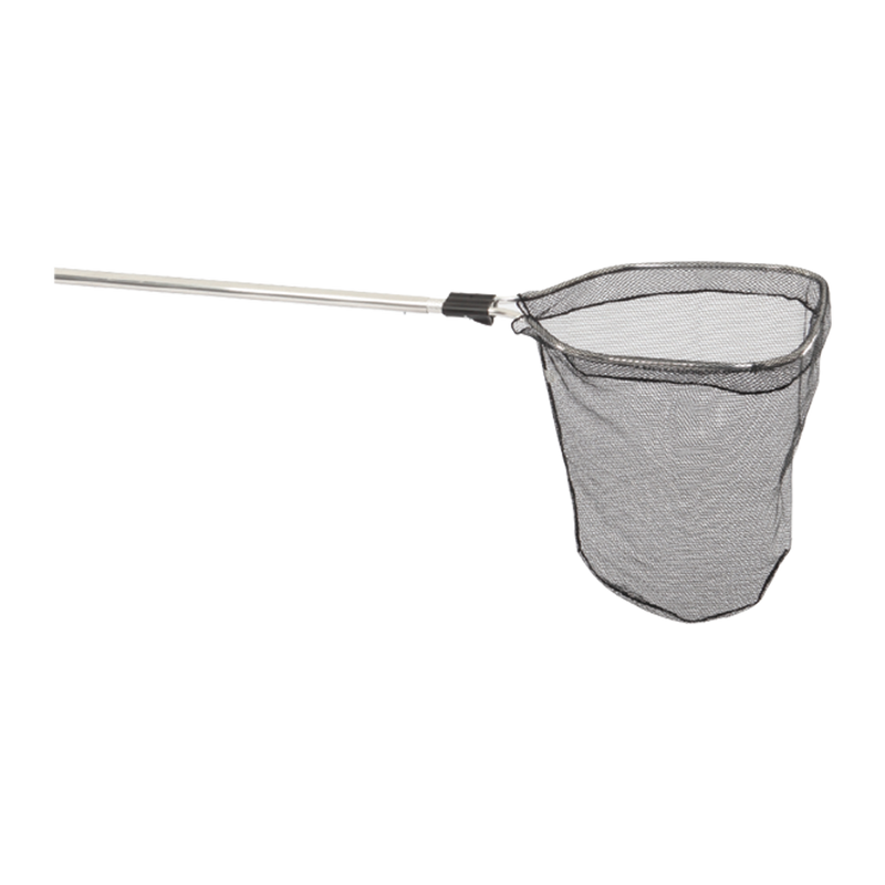 Épuisette Frabill 17 x 19 po pour l'éperlan et l'alose avec cerceau en D et manche fixe