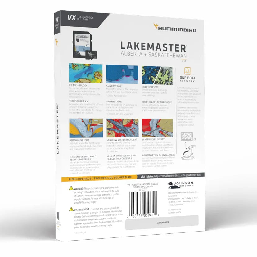 Humminbird LakeMaster Alberta and Saskatchewan V1