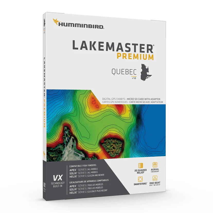 Humminbird LakeMaster Premium - Quebec V1