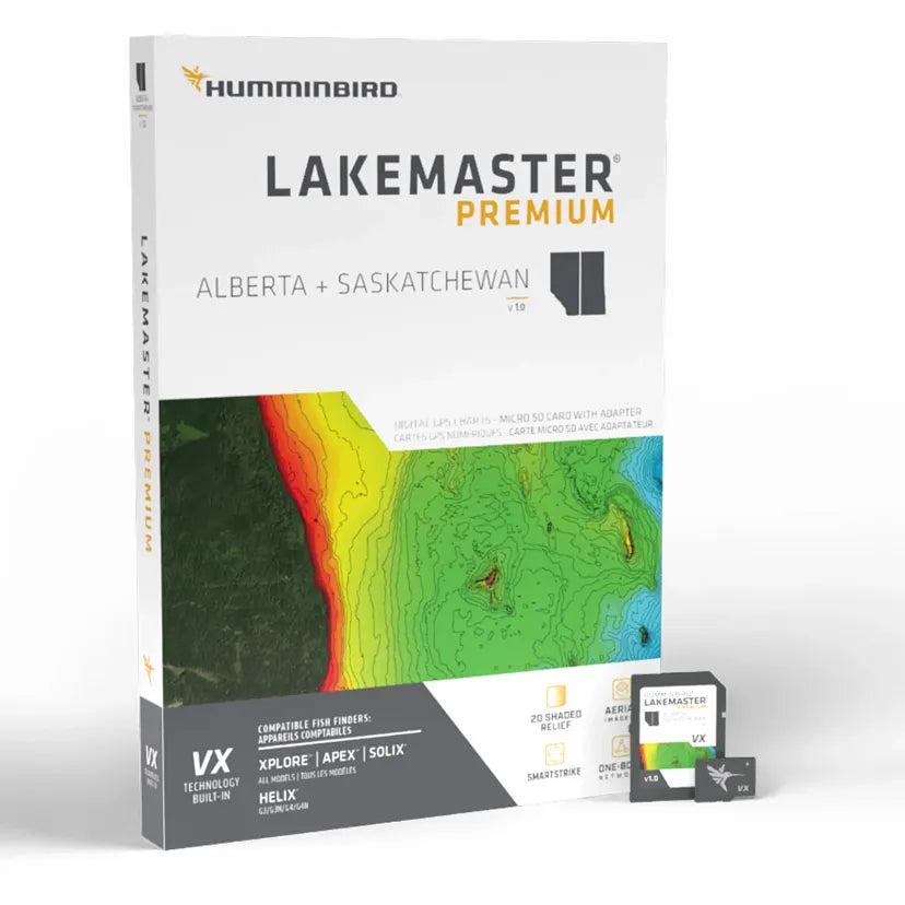 Humminbird LakeMaster Premium Alberta and Saskatchewan V1
