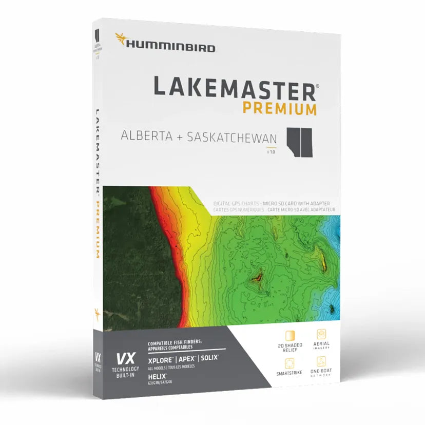 Humminbird LakeMaster Premium Alberta and Saskatchewan V1