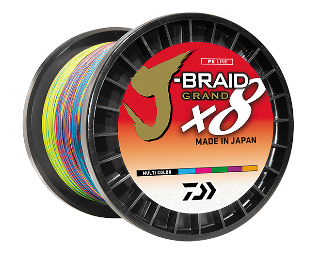 Daiwa J-Braid X8 Grand Tresse Multicolor