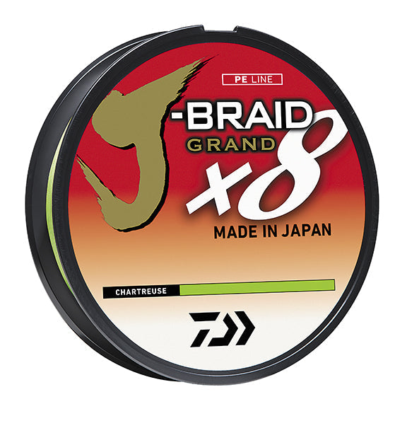 Daiwa J-Barid X8 Grand Braided Line Chartreuse