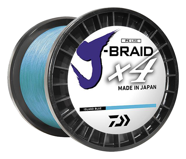 Daiwa J-Braid X4 Braided Line Island Blue