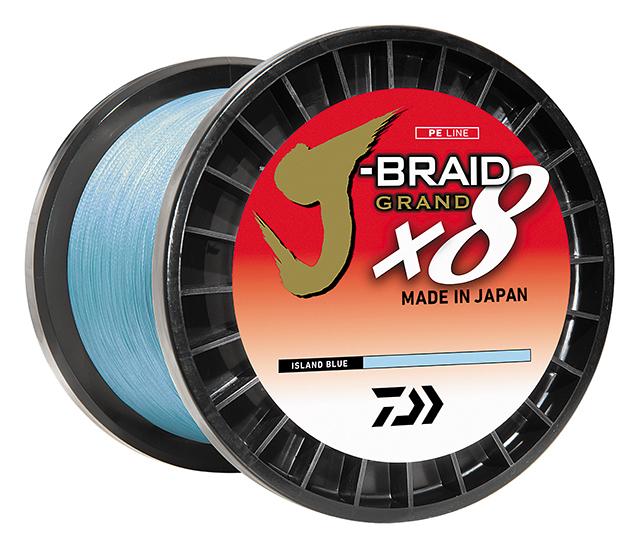 Daiwa J-Braid X8 Grand Braided Line Island Blue - Tackle Depot