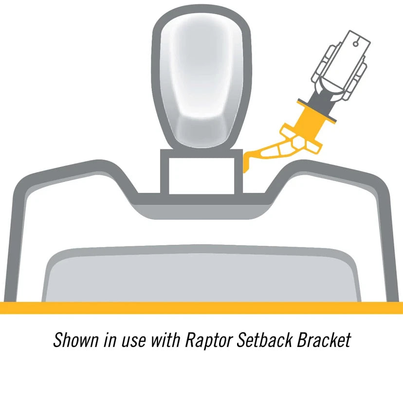 Minn Kota Raptor Jack Plate Adapter Bracket White