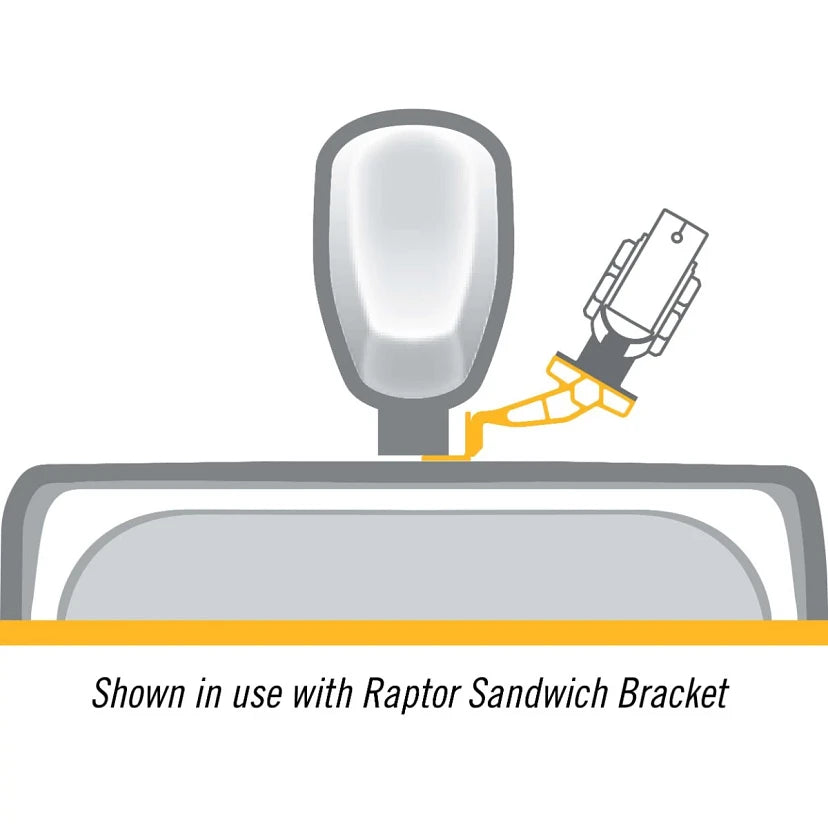 Minn Kota Raptor Jack Plate Adapter Bracket White